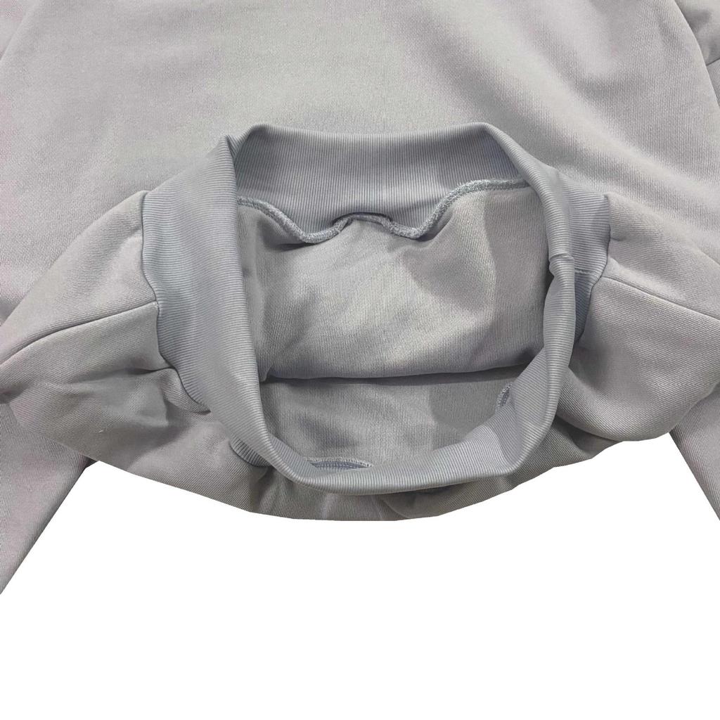 Kanye European-American Double-Layer Heavyweight Pink-Purple Hoodie for Men and Women