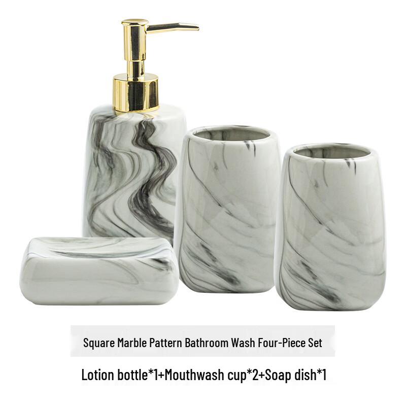 

Yuanzu Ceramic Bathroom Wash Set