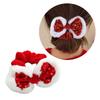 Christmas Scrunchies Velvets Bows Festive Hair Accessories Sparkling Sequins Hair Ties Rabbit Ears Shapes Hairbands