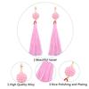 Bohemia Long Tassel Earrings Women Fashion Bead Alloy Dangle Earrings Ethnic Jewelry