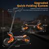 2026 new X5 6000W dual motor electric scooter 60v 35ah large battery with seat 11 inch tires adult premium mobile electric scooter