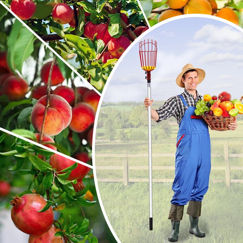 Multi-functional Telescopic Fruit Picker With Extension Rod Accessories