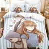Anime The Ice Guy And His Cool Female Colleague Bedding Set Bedroom Soft Modern Bedspreads Comefortable Duvet Cover Pillowcase