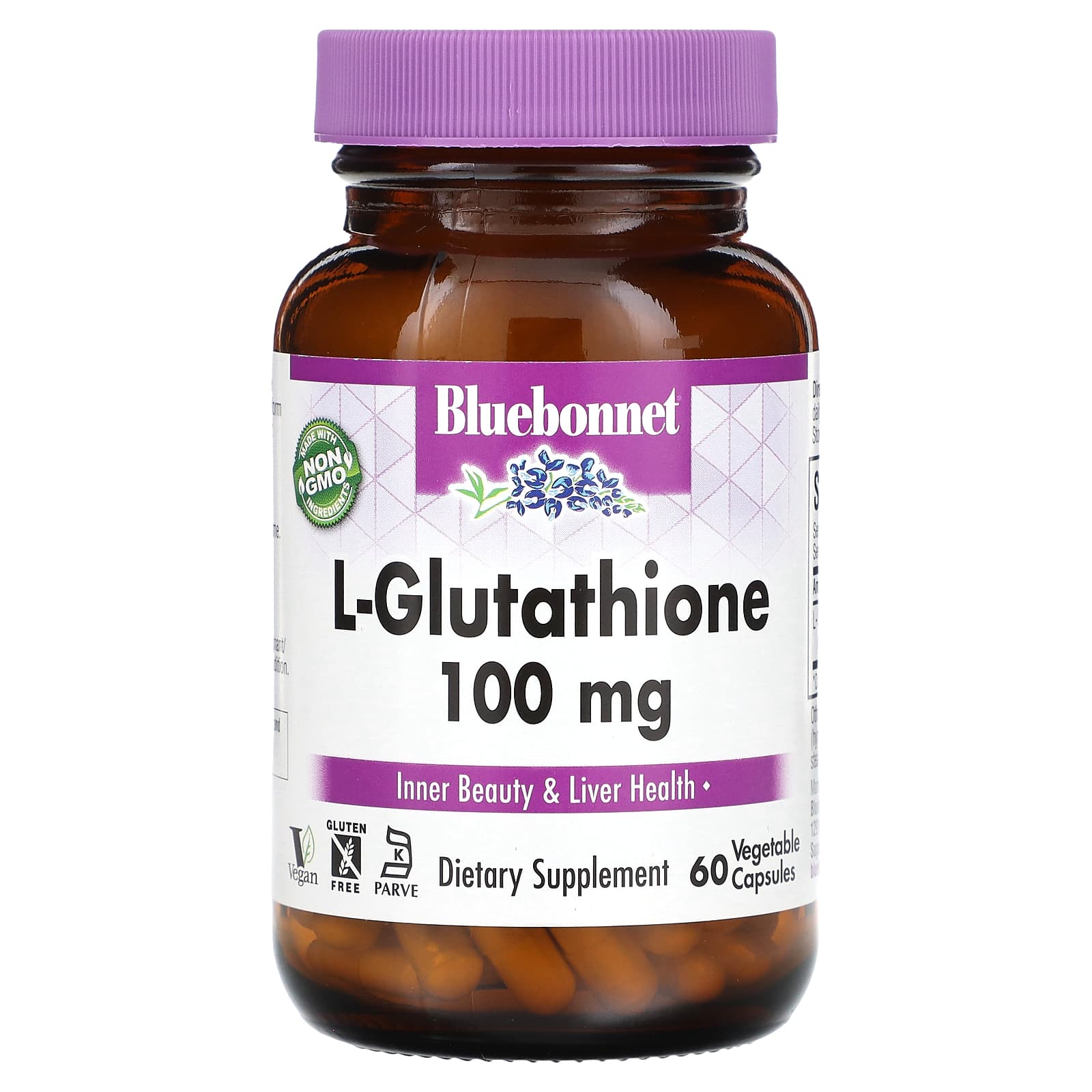 

L-Glutathione, 100Mg, 60 Veggie Caps