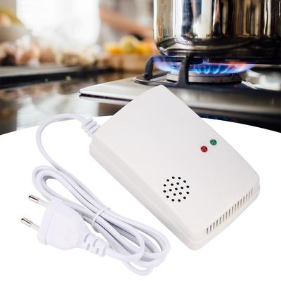 Household Gas Alarm Detector Ceiling Natural Gas Leakage Sensor Home Security EU Plug 220V