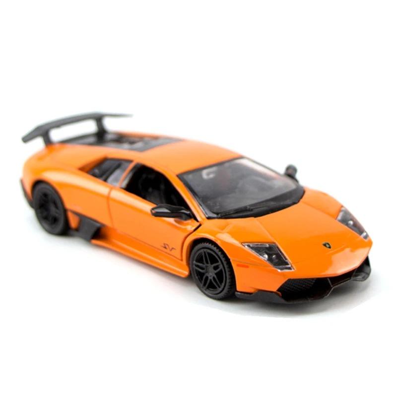 

1/36 Lamborghini Murcielago литой автомобиль модель автомобиля с инерционным механизмом товары игрушки для взрослых коллекция офис украшение дома оранжевый