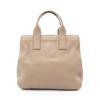 Used Vittello Caribbean Handbag RN0889 Leather Beige Used Women