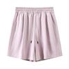 Ice silk quick-drying shorts women's summer new high-waisted loose-fitting outer wear casual wide-leg pants sports