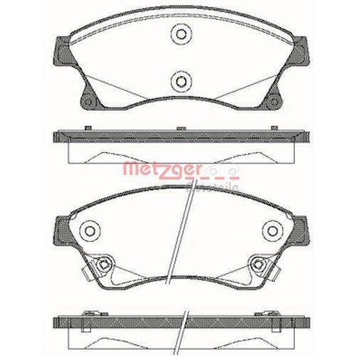 Brake Pads 1431.12 Remsa