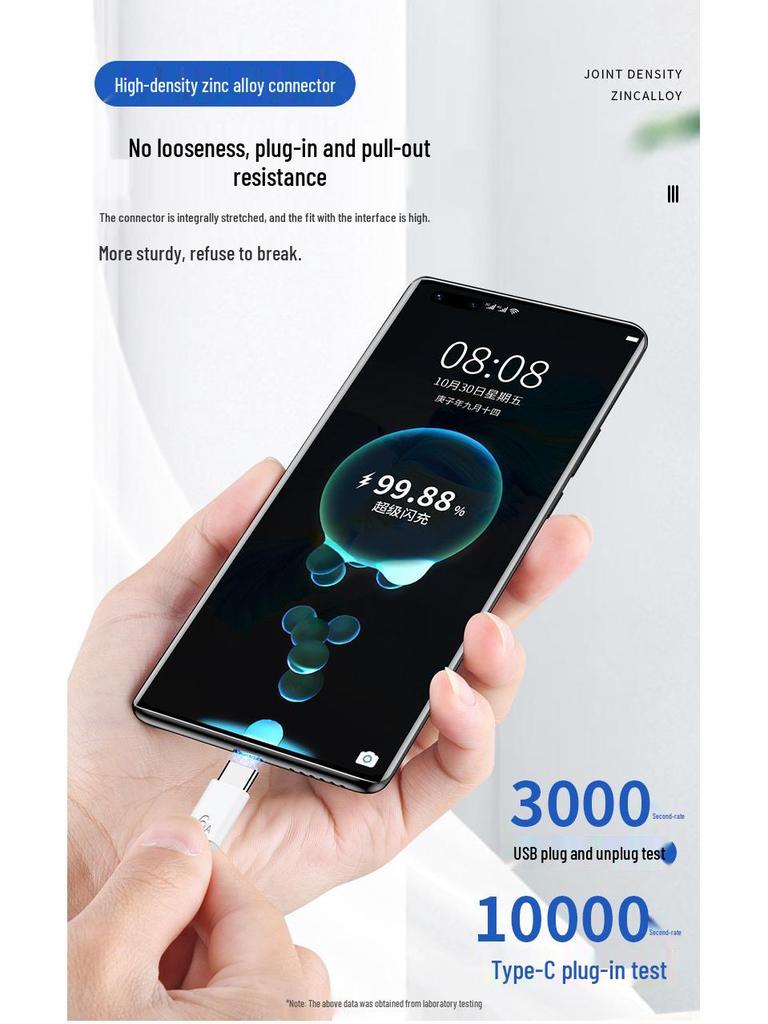 Huawei Honor Compatible Super Flash Charger - 66W Fast Charge for Mate60, P70, P50, P40, P30 Pro