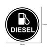 14x14cm Diesel Gas Cap Sticker, PVC Vinyl Car Tuning Decal, Universal Decor for Auto, Motorcycle, Laptop & Wall