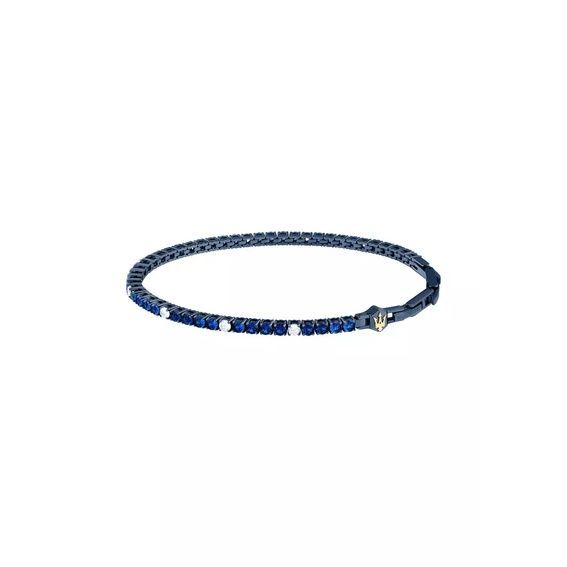 Maserati Jewels Blau Edelstahl Mit Weißen Und Blauen Zirkonia Armband JM425AVC10 Für Herren