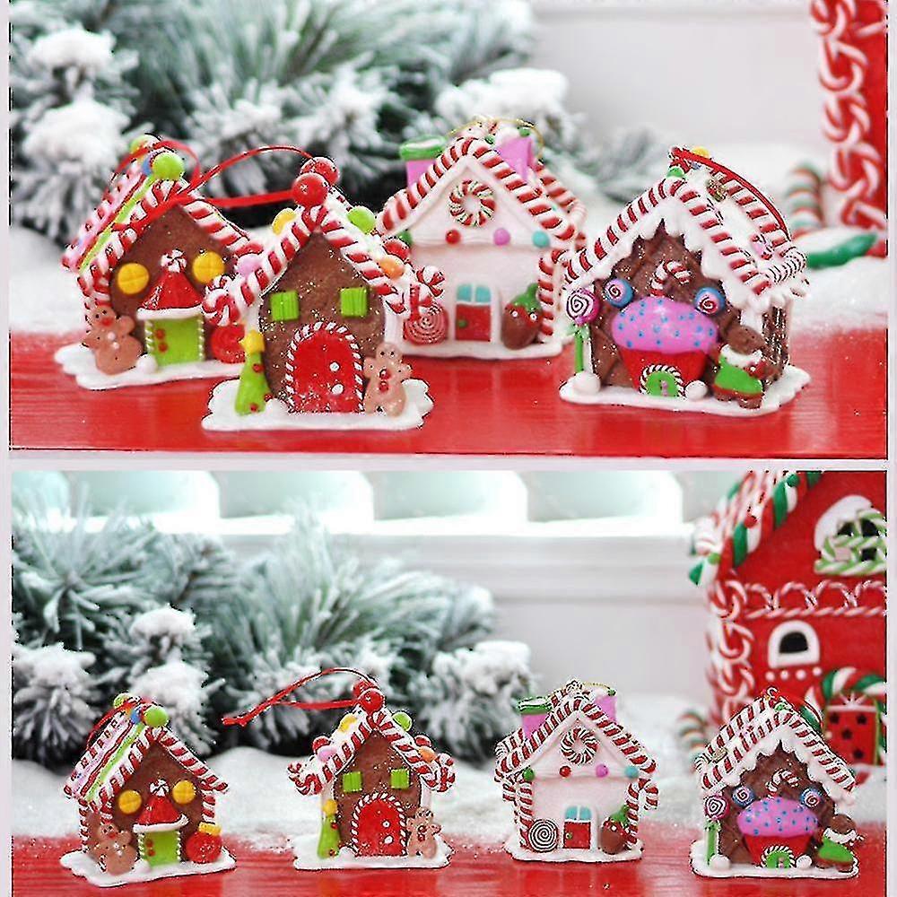 Christmas Church Village,christmas Collectible Buildings,christmas Small House, Christmas Ornament C