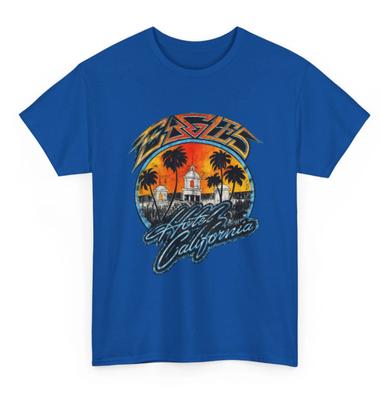 Vintage 80s Hotel California Y2k Eagles T-T-Shirt Rock Band T-T-Shirt 2
