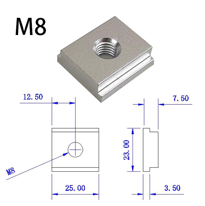 Miter Bar Slider Table Saw Gauge Rod T Slot Miter Track M6/M8T Screw Fixture Slot Aluminum Alloy for Woodworking Router