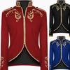 Amazon Medieval Costume Court Prince Golden Embroider Sports Jacket Men's Clothing Outwear Coat Men.