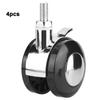 4pcs 2 Inch Swivel Castor Zinc Alloy 360 Rotation Caster Wheels Heavy Duty for Furniture