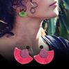 1 Pair Tassel Earrings Fringe Hanging Ornament Ears Pendants Fashion Accessory Jewelry Adornment Bohemian Girl Earring for Decor
