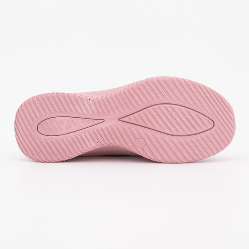 Baskets en toile couleur unie à lacets semelle épaisse Femme KELARA