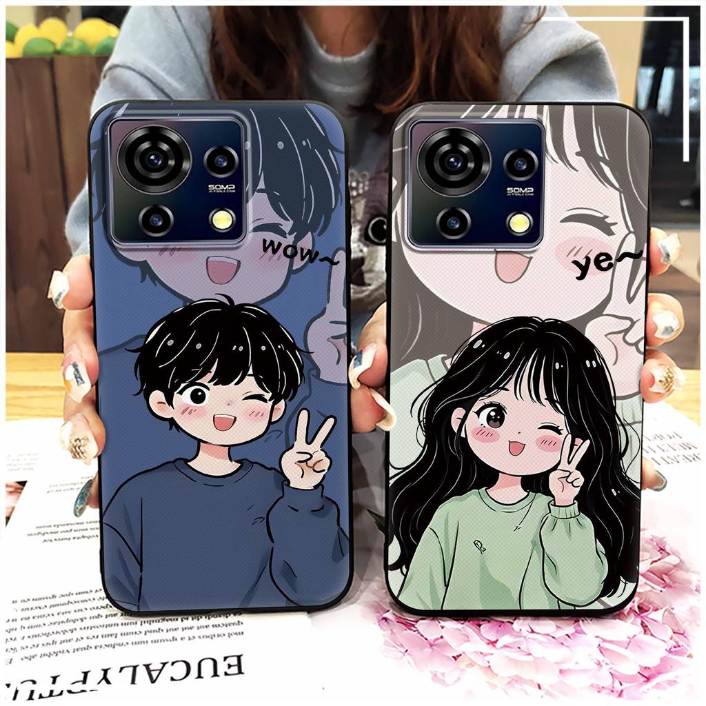 Graffiti Fashion Design Phone Case For ZTE Blade V50 Vita Silicone Protective Cute Durable Shockproof TPU Phone Pouch
