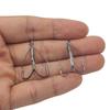 6pcs/box High Carbon Steel Wacky Hook Treble Design Carp Fishing Hook Bass Fly Hook  Carp Fishing