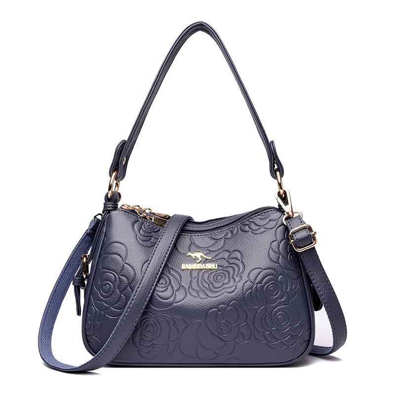 Handbag - Elegant Middle-aged Mother Bag - Casual Single-shoulder Crossbody Bag