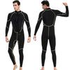 3mm Full Body Wetsuit Men Diving Surfing Snorkeling Winter Swimming Thermal Insulated Chloroprene Neoprene Suit Front/Back Zip