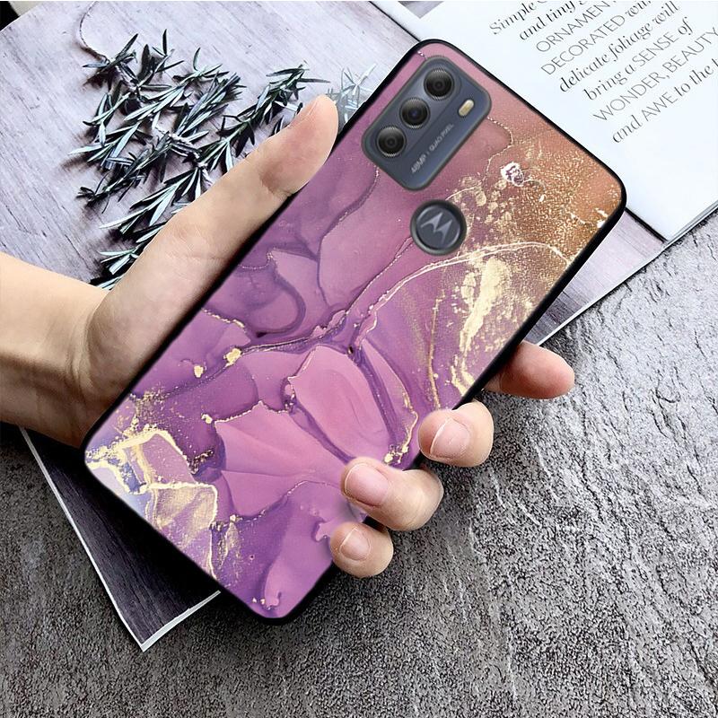 

Зеленый, синий, фиолетовый мраморный чехол для Motorola Moto Edge 20 Edge 20 Lite E7 Power E40 E20 One Action G10 G Play G22 G52 G60 E32 G8 Moto Edge 20