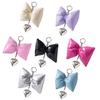 Mode PU-Leder Schleife Herz Schlüsselanhänger Anhänger Rucksack Handtasche Charme Anhänger Aufhänger Dekoration Süßer Anhänger Geschenk