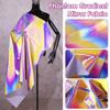 Tejido TPU Espejo Degradado Impermeable Película Reflectante 3D Super Brillante Tejido Para Costura DIY Ropa Decoración de Fondo Diseñador