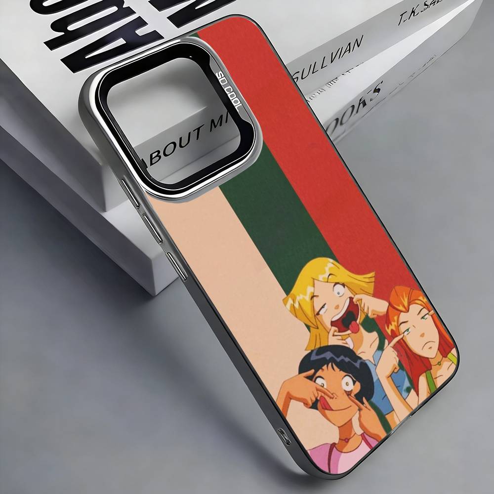 

Cool T-Totally S-Spies Phone Case For iPhone 17, 16,15,14,13,12,11 Plus,Pro Max, Colorful Silver Funda Cover iPhone15pro