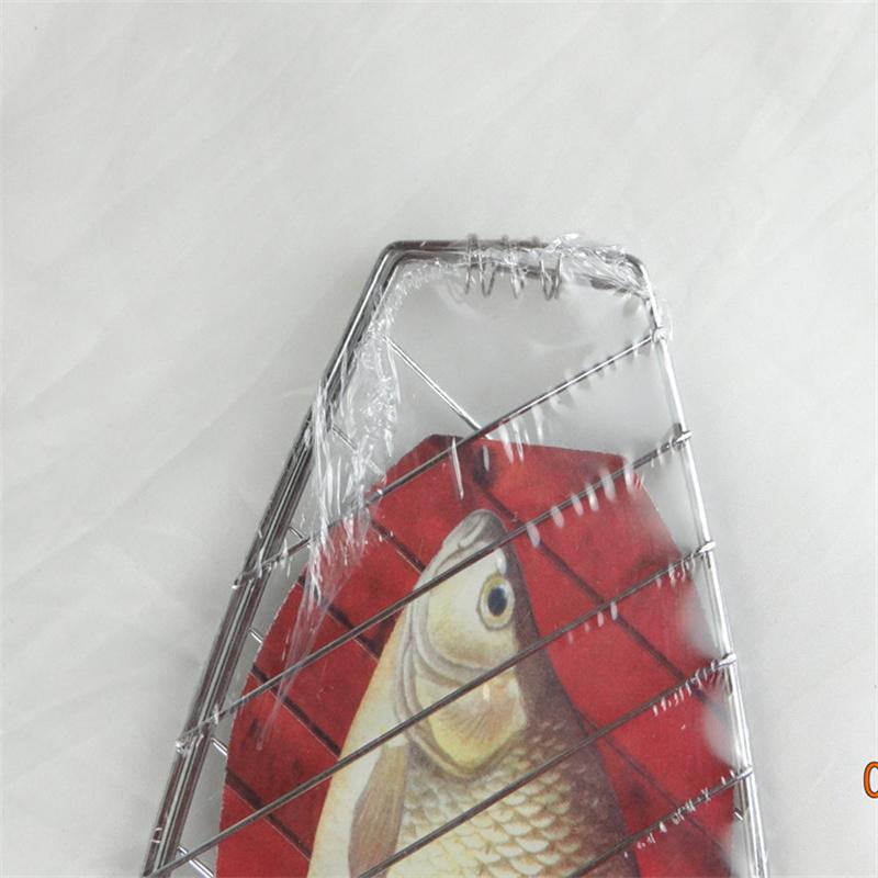Outdoor Roasting Fish Grilling Basket Vegetable with Folding Handle Flexible Nonstick Barbecue Tool Portable Burger Mesh BBQ
