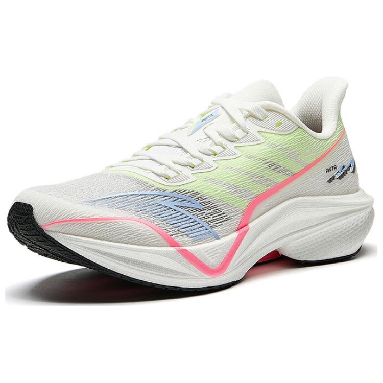 New Anta Horsepower 5.0 Cushioning Support Rebound Low-Top Casual Running Shoes Men's White Green 112525583-9