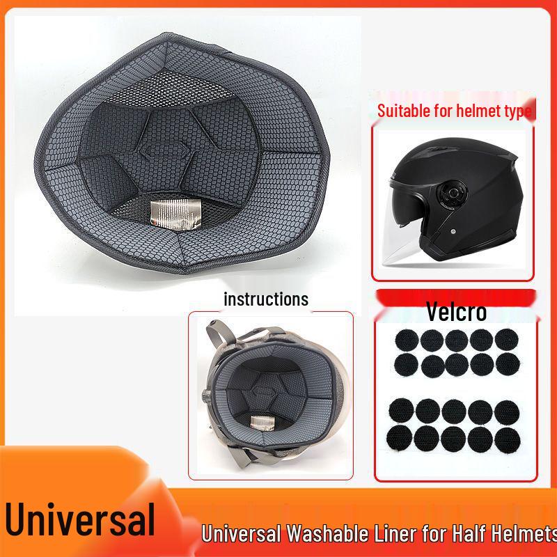 Wild Horse Universal Helmet Liner Sponge Pad for Electric Motorcycle/Scooter - Winter Accessories