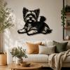 Metal Frog Decorative Plate Colorful Wall Hanging Decoration Gifts Cat Wall Decor  Garden