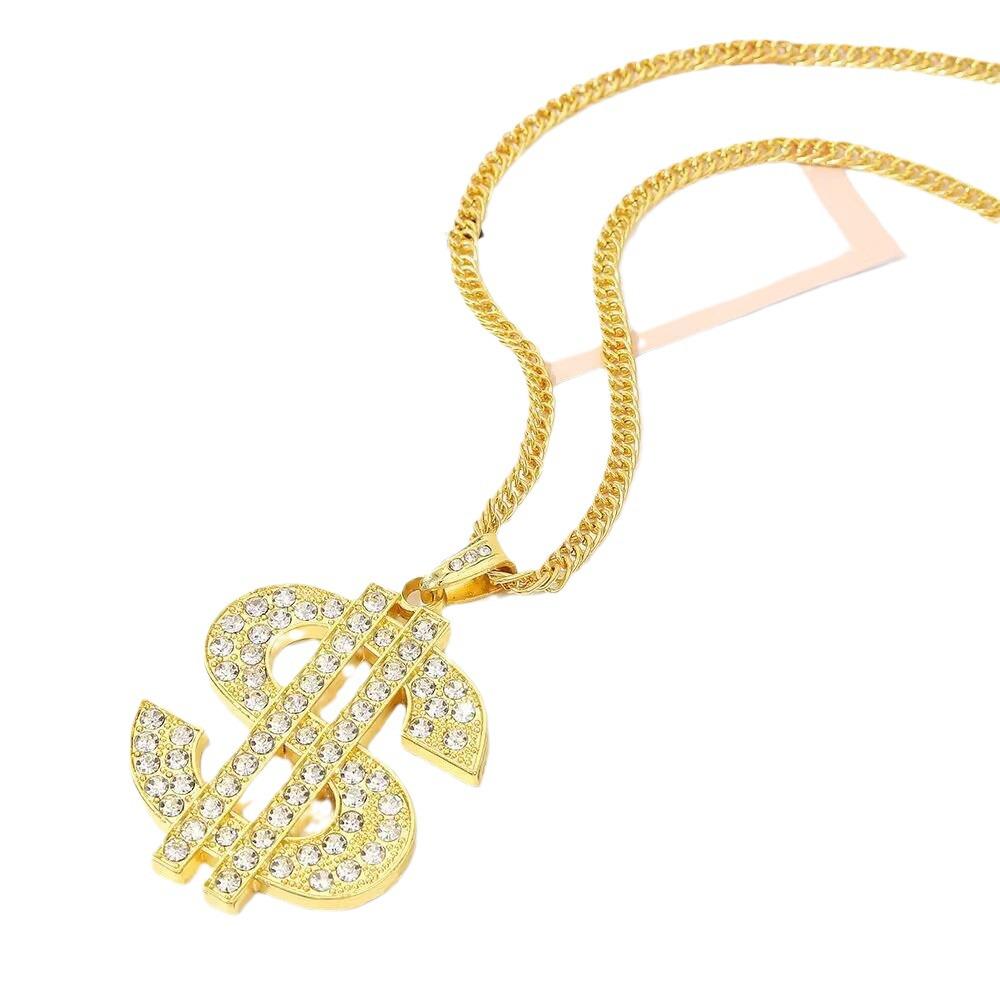Non-Fading Hip-Hop Style Chain Necklace – Bold Simulated Plastic Accessory