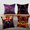 Five N-Nights At F-Freddys Fashion Maple Design Cushion Cover Happy Autumn Harvest Decor Holiday Decorati Pillow Cover