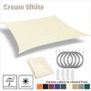 Waterproof Sun Shade Sail Large Rectangle Sunshade Canopy UV Block Shade Cover for Patio Garden Pergola Porch Tent Awning Shelte
