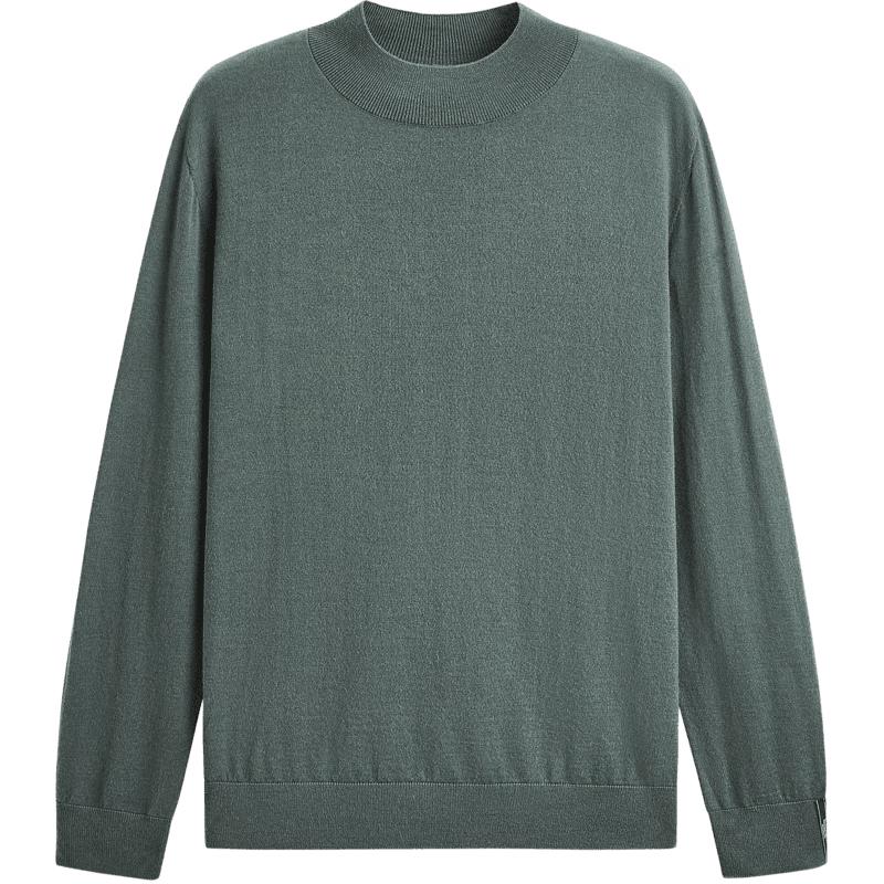 

GXG Men s Pure Color 100% Wool Round Neck Sweater M