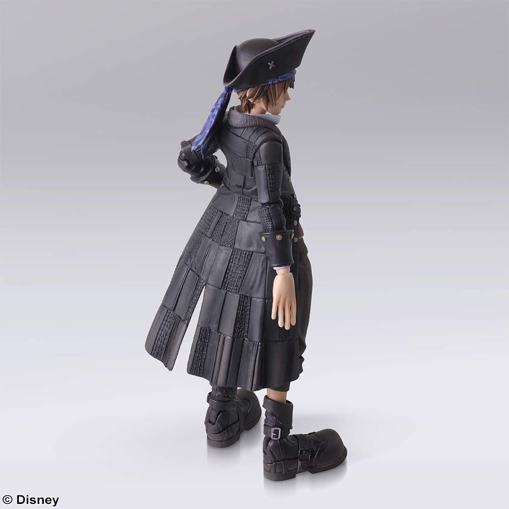 KINGDOM HEARTS III BRING ARTS Sora Fluch der Karibik, bewegliche PVC-Figur, bemalt, Version.