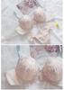 No Steel Rim Japanese Gathering Girl Bra Sweet and Cute Mesh Embroidery Breathable Thin Women's Underwear Bra
