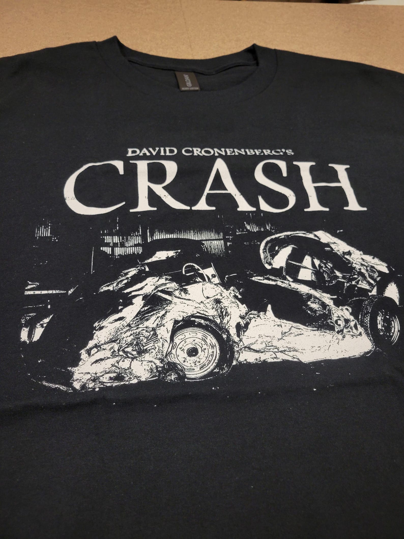 Crash 1996 - David Cronenberg - Horror Film Movie Poster Shirt L
