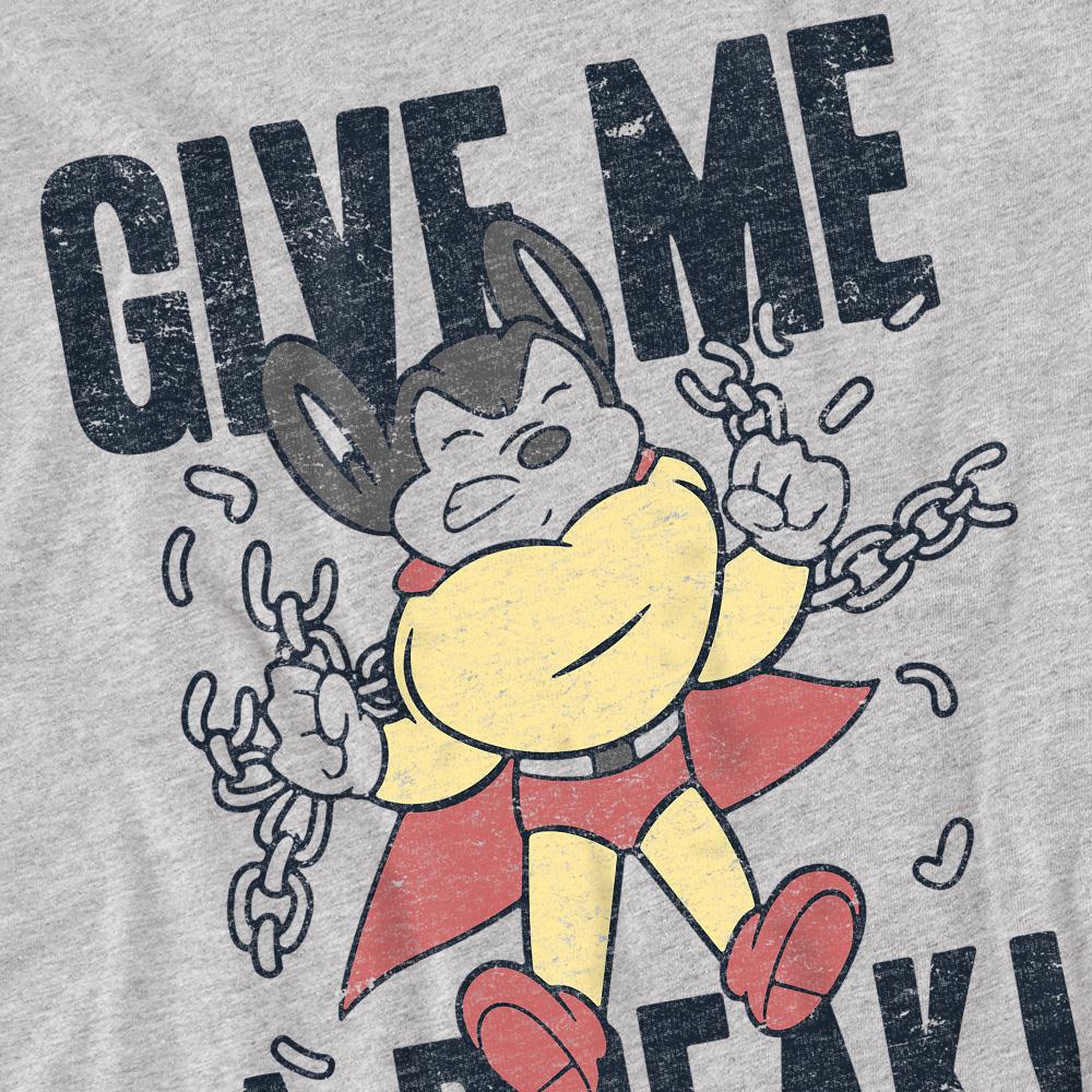 Mighty Mouse Mens Give Me a Break T-Shirt