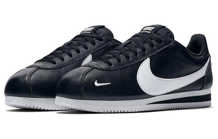 Nike Classic Cortez Mini Swoosh Black White 807480-004