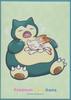 Pokemon Center Original Pokemon Card Game Deck Shield Yawn Snorlax's