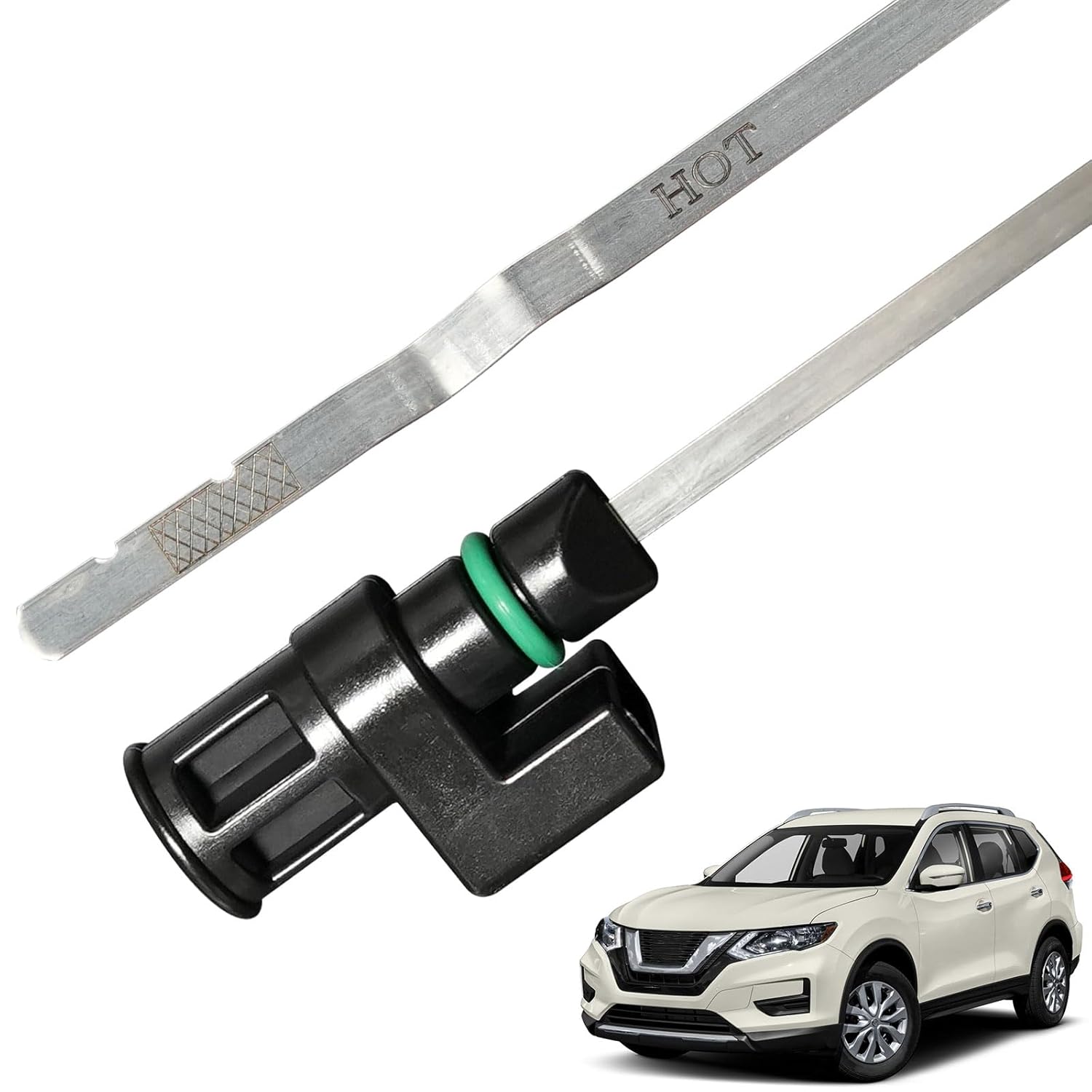 Transmission Dipstick Fluid Oil CVT 31086-JA00A for Nissan Altima 2007- Rogue 2013- Maxima Murano 2006- Fluid ATF Level Indicator Dip Gauge