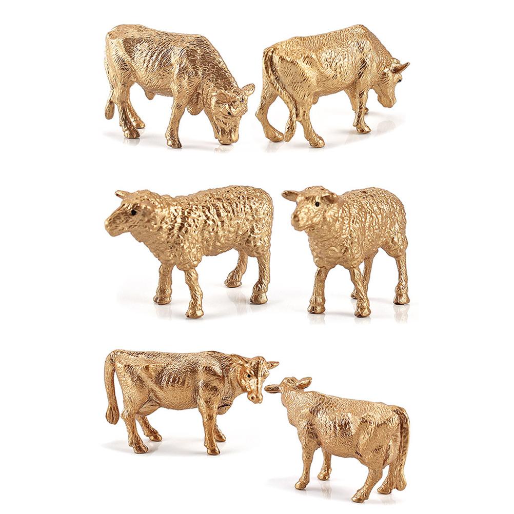 Mini Waldtierfiguren Spielzeug Wasserdicht Bauernhoftier Modell Puppen Set Feuchtigkeitsbeständig Simulation