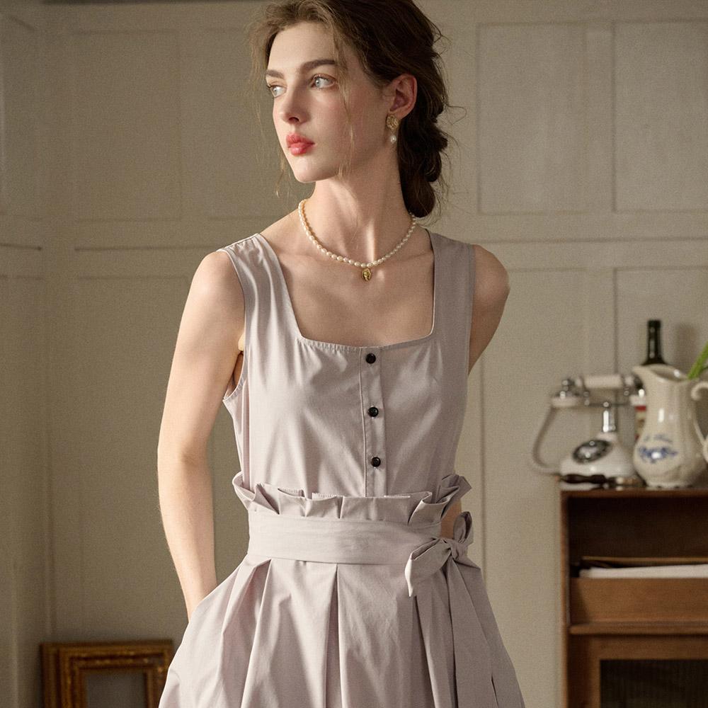 Simpeulleteulo Sr_Two-Wear Sleeveless Dress_2Color