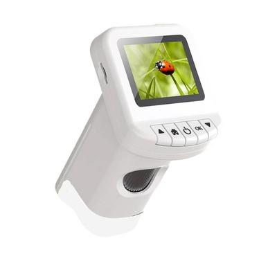 A25F-Digital Microscope 1200X Handheld Portable Scope 2.0" Screen For Kids Slide Kit Rechargeable Pocket Science Gift