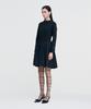 Kimjisu Raw Edge Balloon Dress _ Black